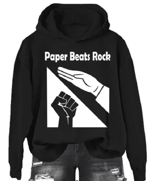 Walmart Paper Beats Rock Hoodie