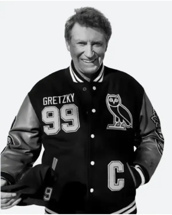 Wayne Gretzk The Great One OVO Varsity Jacket
