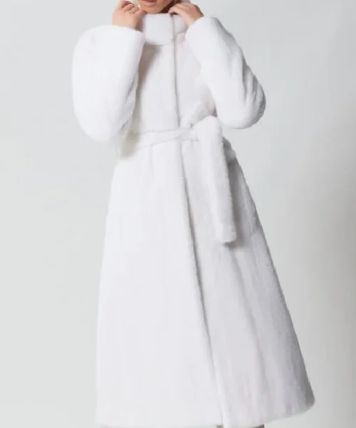 White Mink Fur Coat_