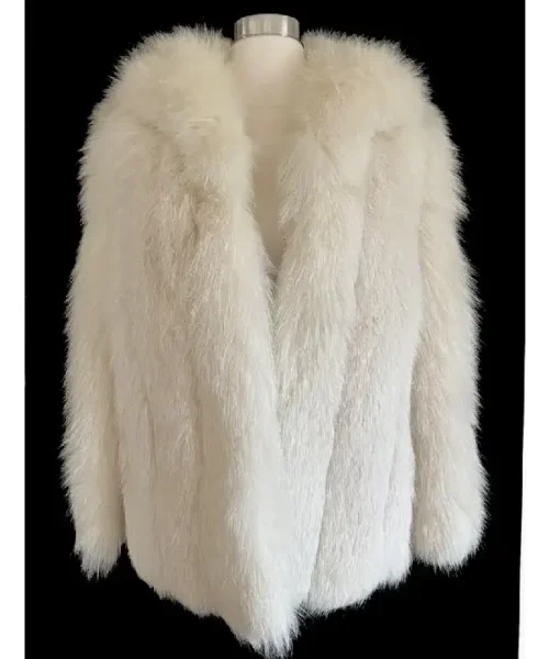White Mink Fur Jacket_