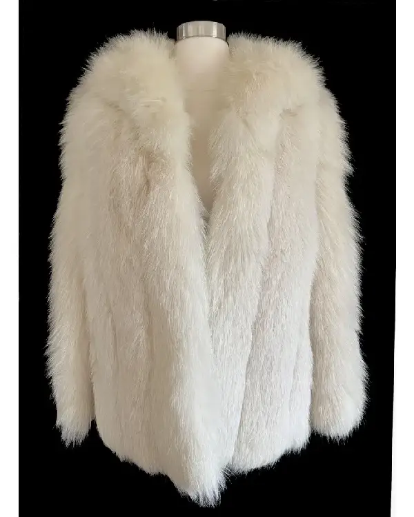 White Mink Fur Jacket_