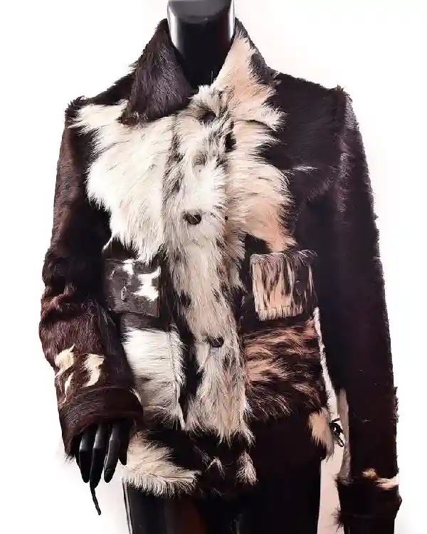 Women's Cowhide Leather Motorcycle Jacket