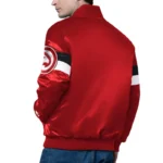 atlanta hawks triple option varsity satin jacket