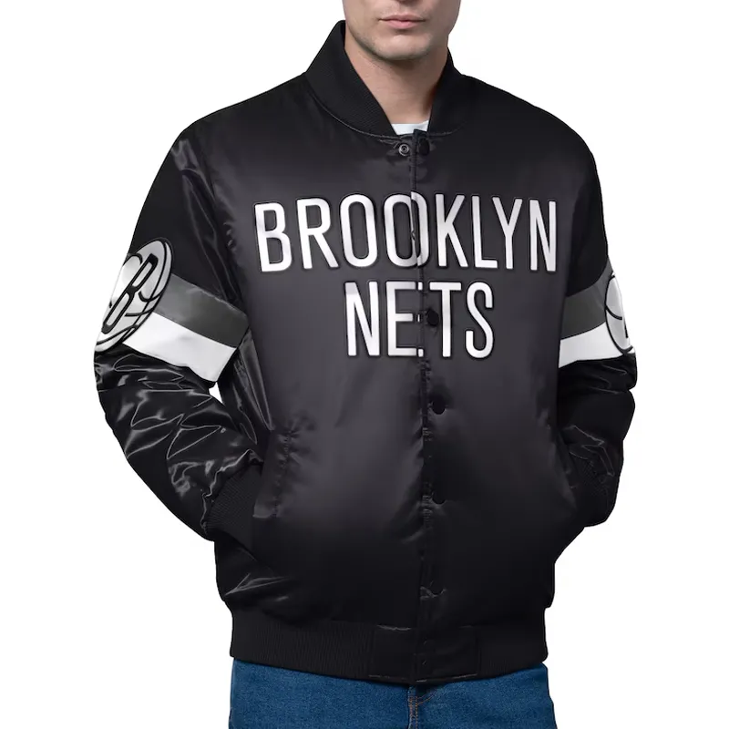 brooklyn nets triple option jacket