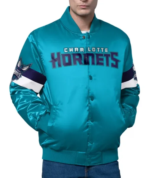 charlotte hornets triple option jacket