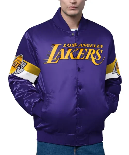 los angeles lakers triple option jacket