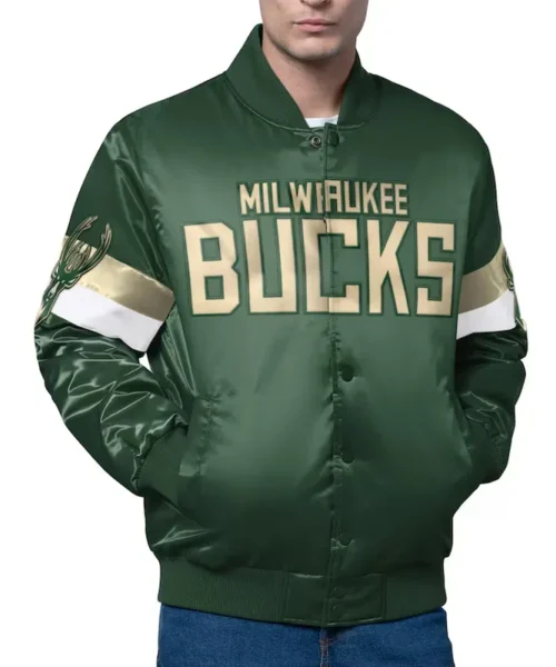 milwaukee bucks triple option jacket