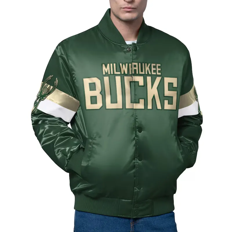 milwaukee bucks triple option jacket