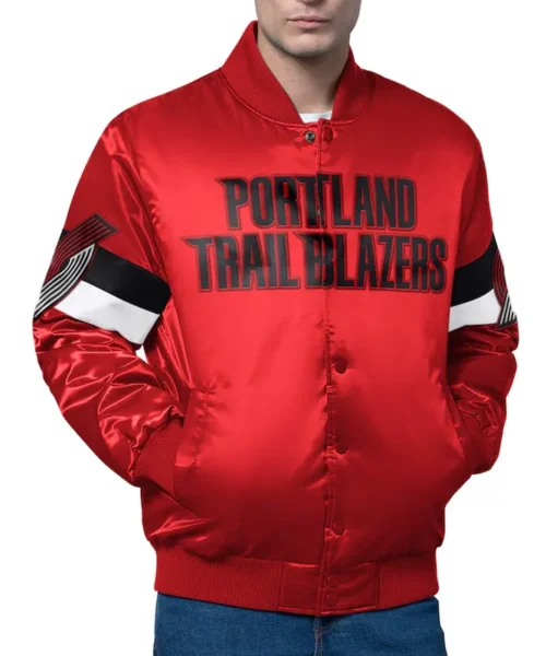 portland trail blazers triple option jacket