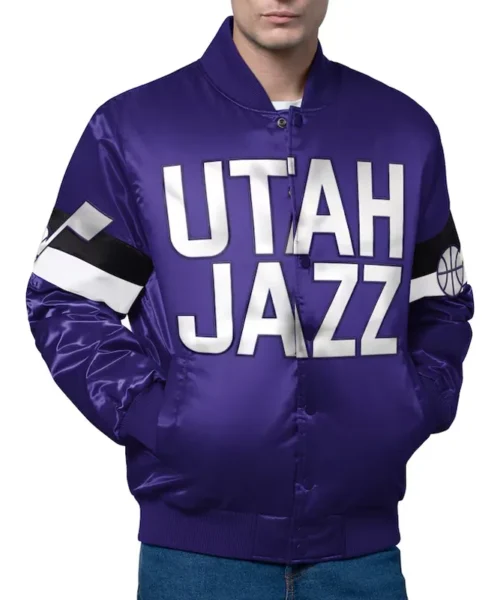 utah jazz triple option jacket