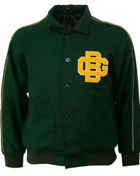 1952 Green Bay Packers Wool Green Varsity Jacket