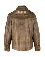 65th National Finals Rodeo 2023 Las Vegas Brown Contestant Leather Jacket