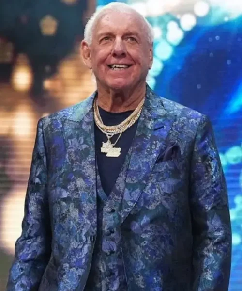 AEW Dynamite Ric Flair Floral Blazer