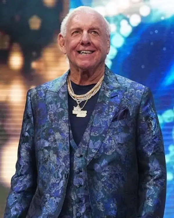 AEW Dynamite Ric Flair Floral Blazer