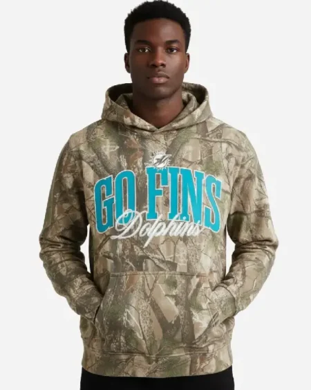 Abercrombie Miami Dolphins Camo Hoodie