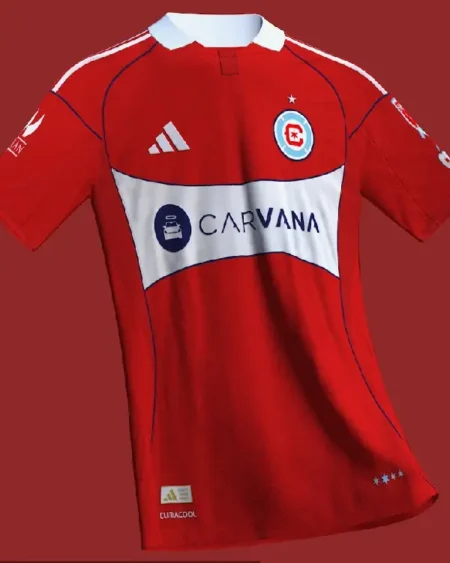 Adidas Chicago Fire Fc 2026 Home Jersey