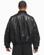 Adidas x Willy Chavarria Bomber Leather Jacket back
