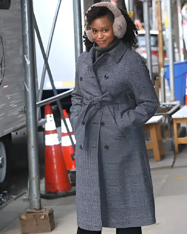 Aime Donna Kelly Law and Order_ Special Victims Unit Trench Coat