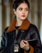 Ainsley Seiger Law and Order SVU Leather Jacket