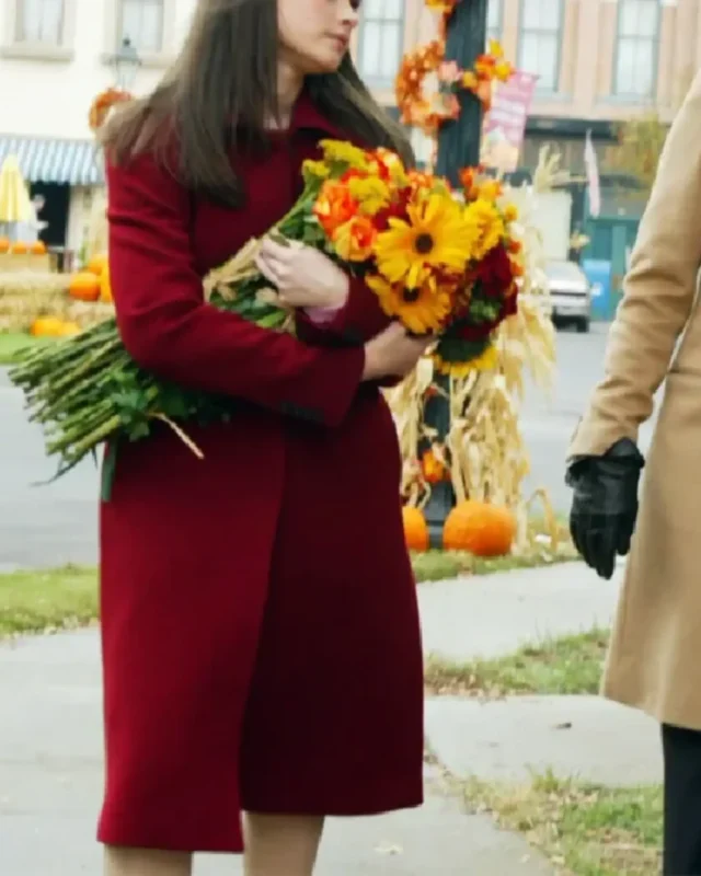 Alexis Bledel Gilmore Girls S05 Red Wool Coat