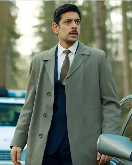 Amit Shah Murder Before Evensong S01 Coat