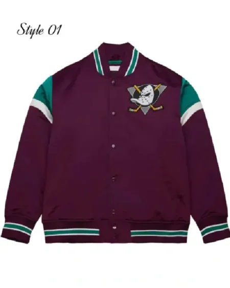 Anaheim Ducks Heavyweight Satin Jacket