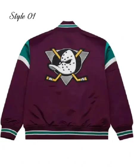 Anaheim Ducks Heavyweight Satin Jacket for sale