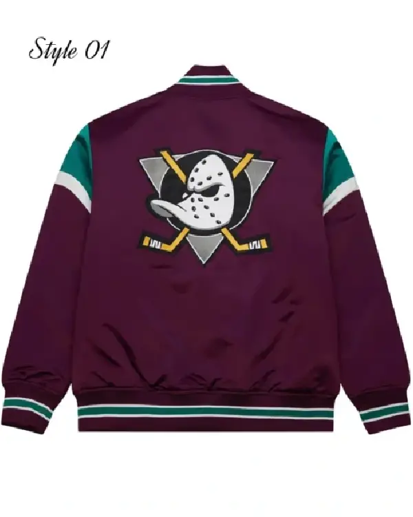 Anaheim Ducks Heavyweight Satin Jacket for sale