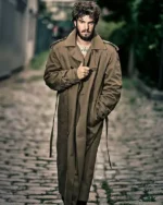 Andrew Garfield After The Hunt Brown Coat