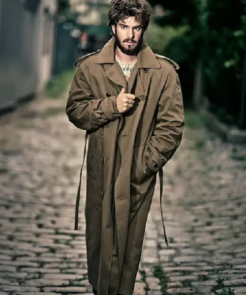 Andrew Garfield After The Hunt Brown Coat