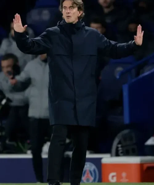 Ange Postecoglou UEFA Champions League 2025 Raincoat Jacket