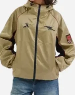 Arsenal Windbreaker Gold Jacket