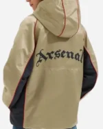 Arsenal Windbreaker Gold Jacket back