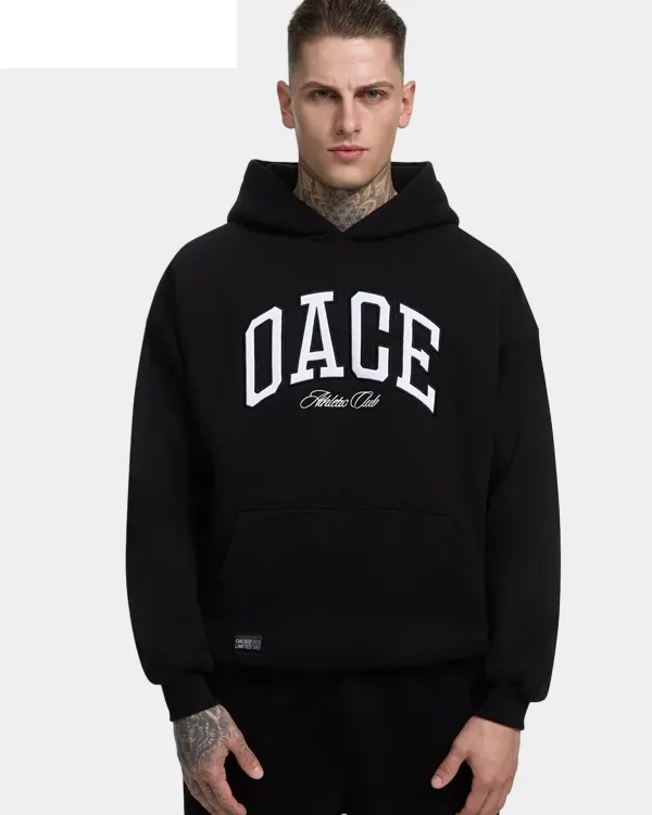 Athletic Club Collage Black Hoodie