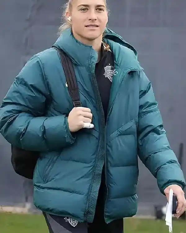 Aubrey Kingsbury Blue Hooded Jacket