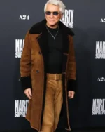 Baz Luhrmann Marty Supreme LA Premiere A24’s Brown Coat