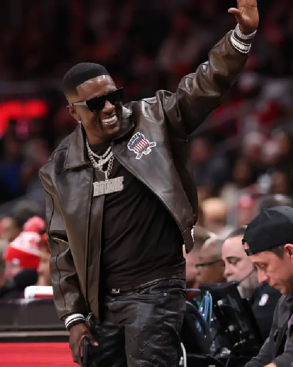 Boosie Badazz Chicago Bulls v Atlanta Hawks Leather Jacket