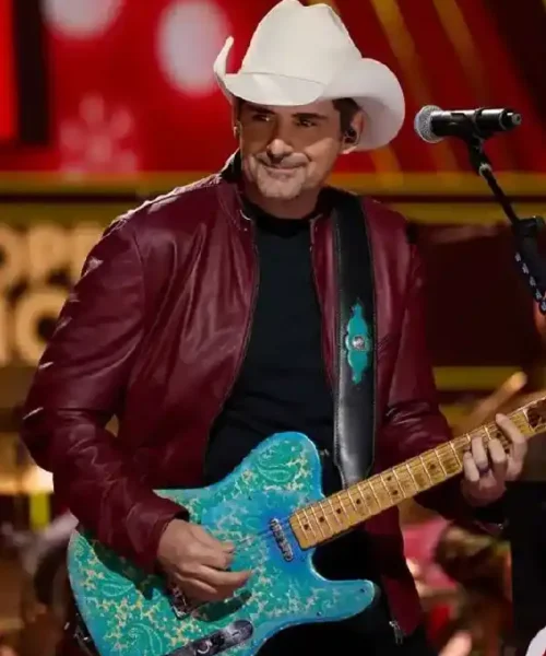 Brad Paisley A Grand Ole Opry Christmas Leather Jacket