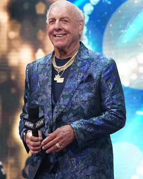 Buy AEW Dynamite Ric Flair Floral Blazer Coat Sale