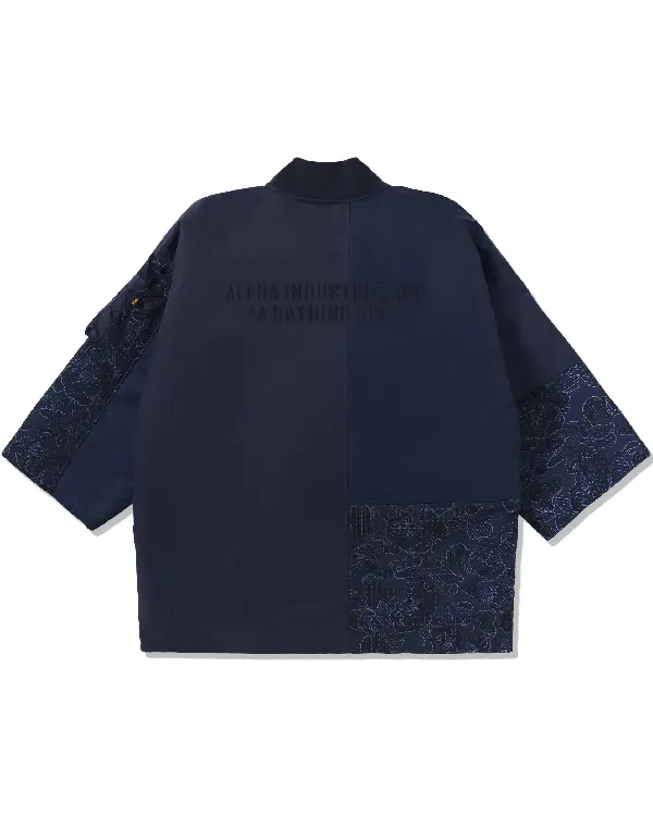 Buy Alpha Industries Kimono Blue Jacket Sale