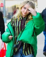 Buy American Singer Street Style Sabrina Carpenter Green Hooded