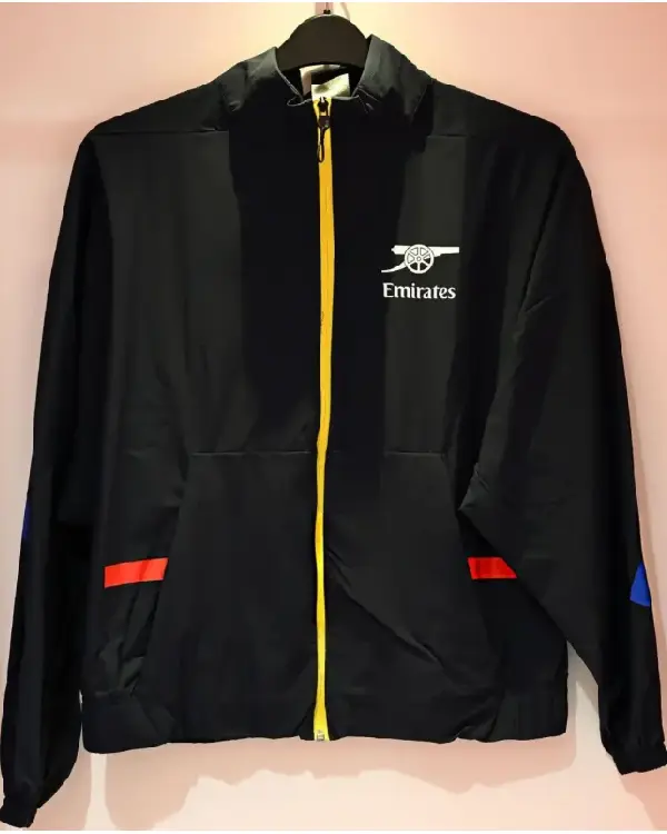 Buy Arsenal F.C. Pre-Match Club Crest Black Track Jacket