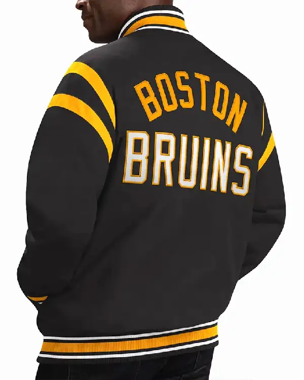 Buy Boston Bruins Tailback Black Bomber Jacket