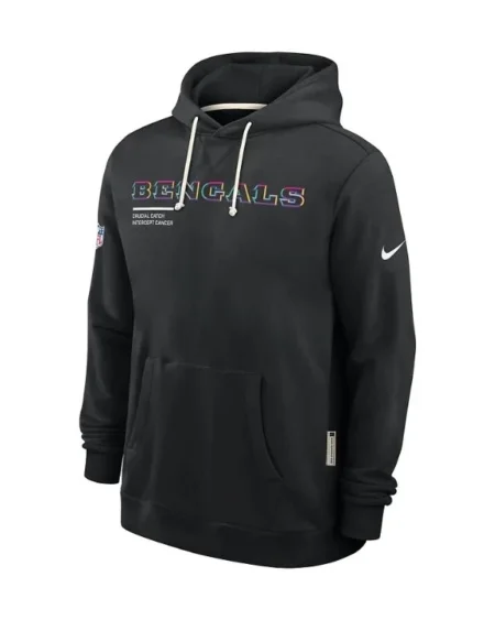 Buy Cincinnati Bengals Nike Black 2025 NFL Crucial Catch Sideline Standard Issue Dri-FIT Hoodie sale