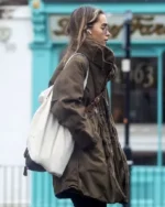 Buy Emilia Clarke Casual Chic Luxurious Brown Jacket