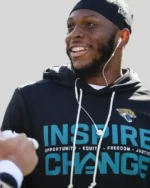 Buy Jacksonville Jaguars Inspire Change 2025 Opportunity Equity Freedom Justice Black Pullover Hoodie