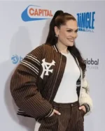 Buy Jessie J Capital’s Jingle Bell Ball 2025 Pinstripes Dark Brown & Cream