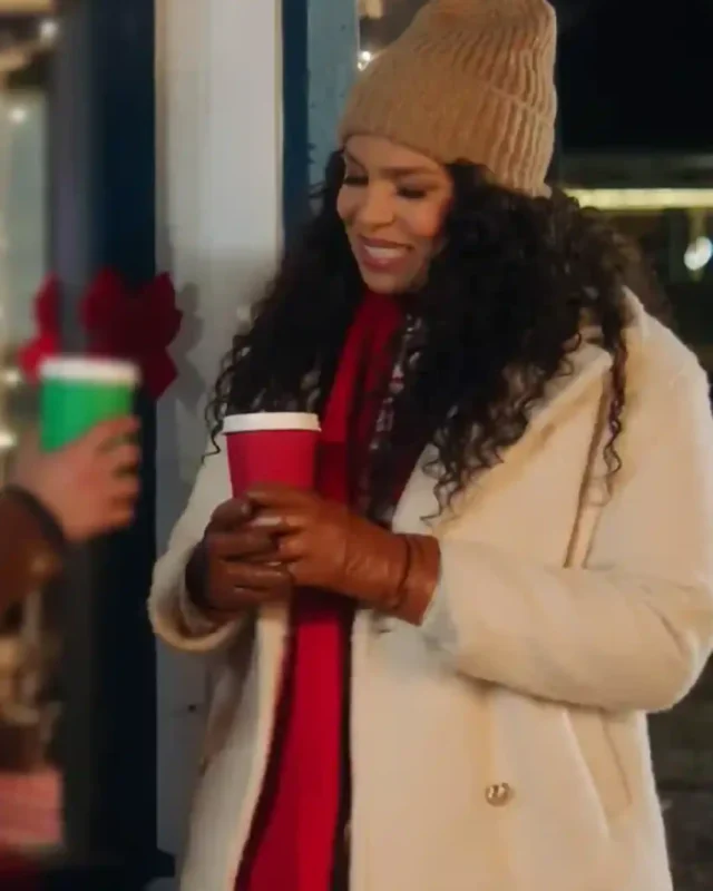 Buy Jordin Sparks Merry Little Mistery 2025 Natasha White Sherpa Coat