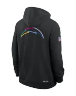 Buy Los Angeles Chargers Nike Black 2025 NFL Crucial Catch Sideline Standard Issue Dri-FIT Hoodie