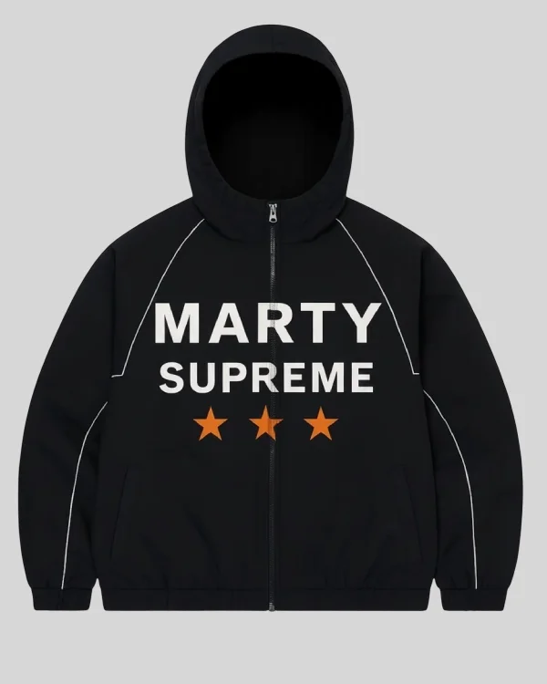Buy Marty Supreme Stephen Curry Black Hooded Jacket